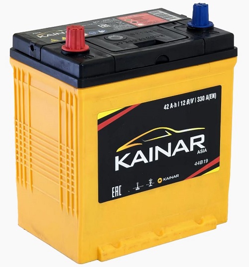 Аккумулятор KAINAR, 12 В, 45 А/ч, 350 А, артикул 037 143 01 0 L